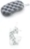日本製COGIT手竹炭超細纖維沐浴海綿278754大(炭配合極細植毛加工,製壓接設計)洗澡海綿細緻泡沫海綿起泡海綿
