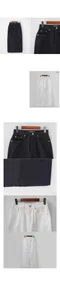 A little b －selvedge maxi h skirt (2colors)