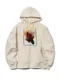 【23FW】Mister Child 油畫花卉連帽TEE(杏)