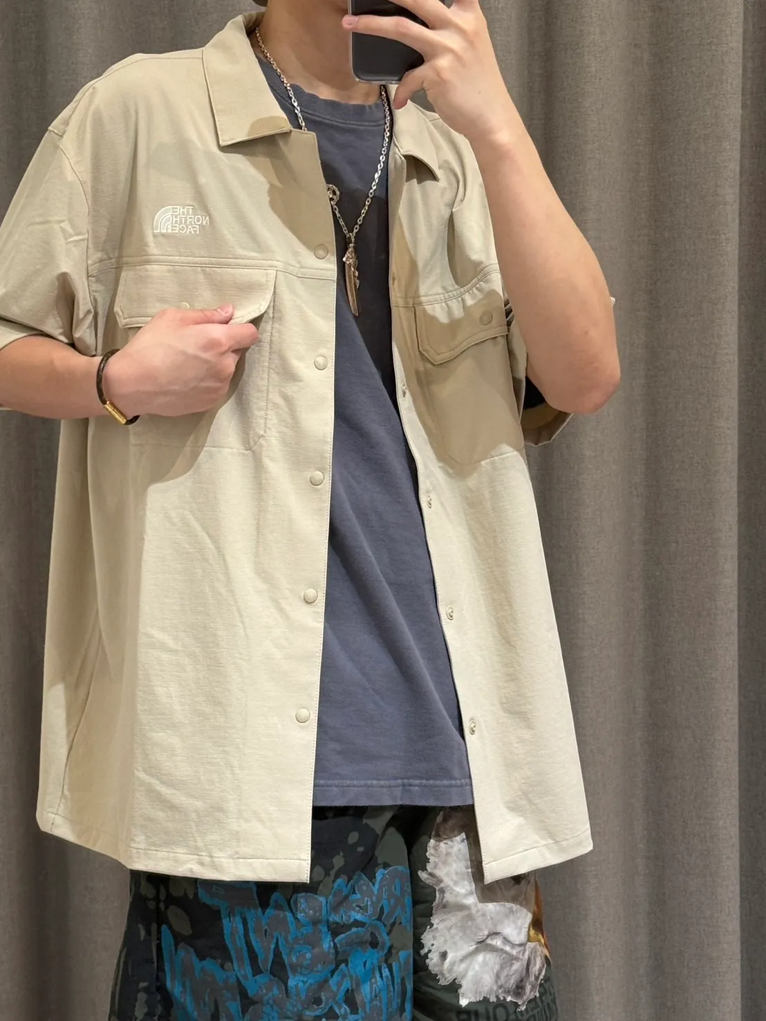 ■THE NORTH FACE■ mens kante shirt NH8SQ02C THE NORTH FACE M'S KANTE SHIRTS 胸前口袋襯衫NH8SQ02