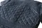 Lozenge 黑 菱格紋超柔軟頂級小羊皮皮衣