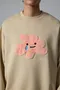 NIHOW made｜毛毛哭泣小花大學TEE(杏)