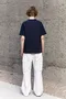 【23SS】Wooalong 橫摺線設計工裝寬褲(白)