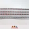 W395S 鐵絲紅綠四方格直線透感緞帶 38mm  (W395S Wired Sheer Ribbon -38mm)