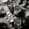 【Richard Rich】19代-星際霸主系列 隕石面鋼帶腕錶-銀黑