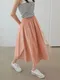 【預購】韓國連線 正韓 簡約極簡感棉質長裙