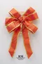 聖誕兩色蝴蝶結(W918G/Christmas Dual-Tone Butterfly Bow) ｜手作｜布置｜金色｜緞帶用途