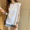 【現貨】 韓版 圓領純色顯瘦百搭上衣 S~XL