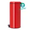 BRABANTIA PEDAL BIN NEWICO  紅色 時尚腳踏式垃圾桶 30L #111808