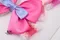 甜心蕾絲蝴蝶結 (Sweet Lace Bow)｜粉色｜蕾絲｜紅色｜裝飾｜緞帶用途｜春天｜髮飾DIY