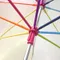 Caetla環保透明傘-粉色彩虹