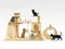 JIGZLE ® 3D-木拼圖- 貓咪樂園五件套組