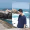REPUTATION PRODUCTIONS®  LABEL COLLAR  / D - TEE.SS - 經典咬標TEE / 湛藍