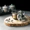 日本不鏽鋼網耐熱玻璃茶壺-375ml | 梅花