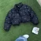 LINENNE－puffer crop padding (3color)：科技羽絨棉短版外套/品牌自訂款