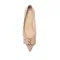 GABI 羊皮金屬飾釦尖頭低跟鞋-粉藕色