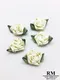 綠葉玫瑰花/手工藝材料/飾品/刺繡材料/DIY材料/配件