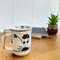 日本不鏽鋼濾網陶瓷馬克杯-250ml | 草花紋