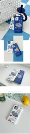 Mademoment －海灘印刷手機殼：霧面卡片收納手機殼（可插卡 推薦使用）