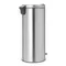 【缺貨】BRABANTIA PEDAL BIN NEWICO 霧面鋼 時尚腳踏式垃圾桶 30L #114380
