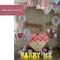 氣球外送：璀璨愛心求婚佈置套組(粉白款)[DNL1680002]