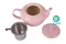 Le Creuset 陶瓷茶壺 泡茶組 (含不鏽鋼濾網) 1.3L #91010038401415