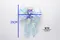 折射的玻璃蝴蝶結(PF111W-7/Refraction Glass Butterfly Bow) ｜手作｜布置｜藍色｜緞帶用途