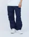 【23SS】韓國 潮流橫摺線工裝寬褲