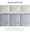 韓製寢具MAATILA－冬款：M2抗過敏超細纖維棉被組合：法式藍色條紋(SS/Q/K)
