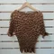 Popcorn top brown l