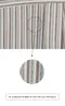 LINENNE品牌自訂款－coconut stripe over shirt (mix)：棕色直條紋寬鬆襯衫