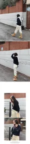 Slowand made－today denim奶油白直筒褲：XS/L size（有加長版本）