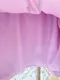 雙層大翻領 光澤緞面上衣/小洋裝_(3色:紫)