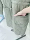 壺形衍縫 內鋪羊羔毛抽繩外套