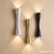 【鹿屋燈飾】DHJ-030-1~3 現代流線腰身上下發光戶外壁燈｜LED 10W 3000K暖光｜戶外防水LED壁燈 玄關壁燈 露臺壁燈 門口壁燈 庭園壁燈