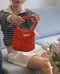 LINENNE －Jeanne Tote bag (carrot)