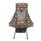 LF-1918 非洲風格高背椅- 咖啡  African style high backed chair - Brown