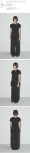 【25SS】Fancy Club 領結LOGO連帽短袖上衣(黑)