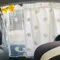 刺繡小花車用雙層窗簾