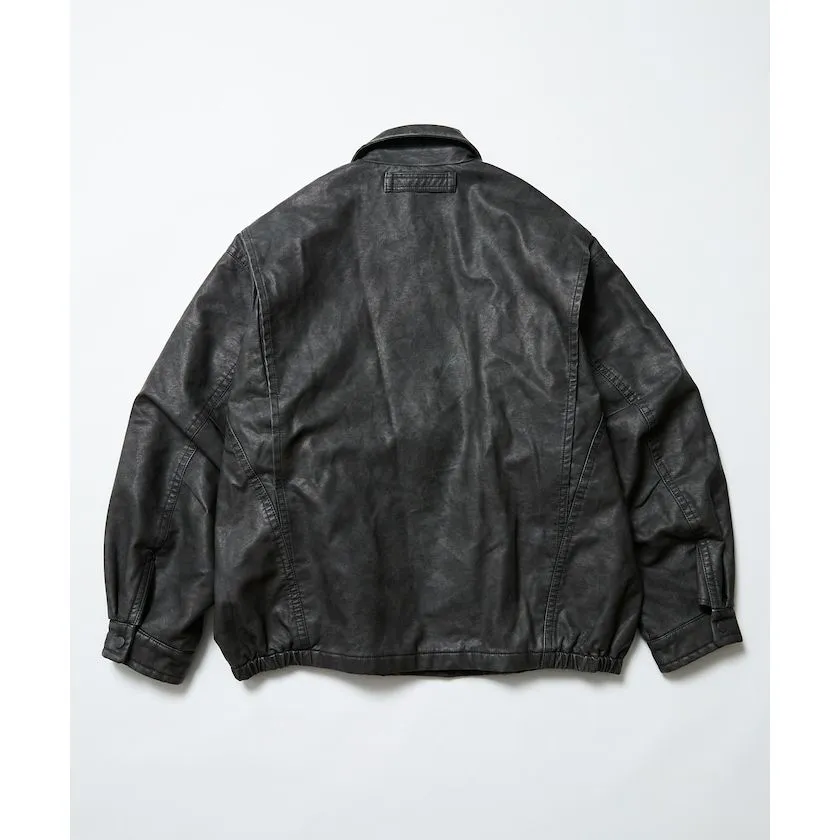 NAUTICA JP｜2024AW Faded Vegan Leather Blouson