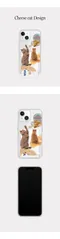 Mademoment －cheese cat起司貓咪手機殼：卡片收納透明硬殼(iPhone系列)