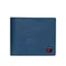 Knirps® 德國紅點 RFID 9卡經典短夾 – 十字紋藍