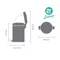 【缺貨】BRABANTIA PEDAL BIN NEWICON 白金 時尚腳踏式垃圾桶 12L #113628