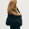 Leathery－CANVAS POCKET CROSS-BAG [BLACK] 帆布雙口袋斜背包
