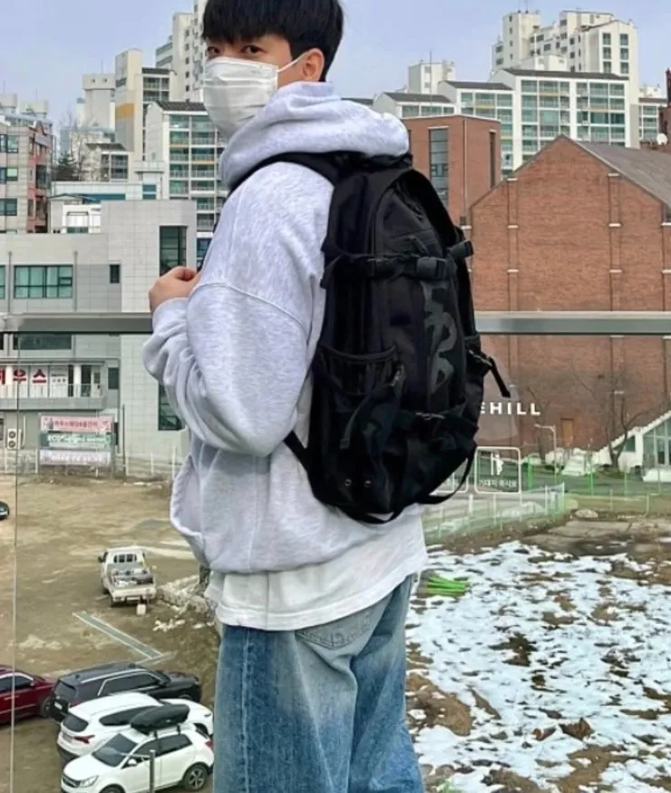 現貨🇰🇷 LEE 後背包 TWITCH LOGO UTILITY BACKPACK