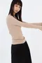 Silk Knit 半開領涼爽修身針織上衣 #天蠶絲系列 (四色)