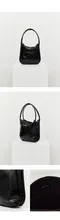韓國設計師品牌Yeomim－ layered bag (crinkle black)：個性推薦