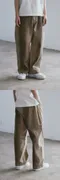【25SS】Romantic Crown  渲染做舊牛仔寬褲(褐)