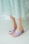 扭結交叉 柔軟皮革低跟涼鞋_(3色:紫)(35~39)