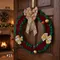 【NEW新品上市】聖誕派對系列花圈2(Christmas wreath)-16/18/24英吋/inch｜緞帶王｜獨一無二｜聖誕節｜絨布花圈｜緞帶花圈｜客製化｜聖誕裝飾｜門裝飾